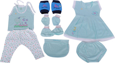 

Jo Kids Wear Baby Girls Gift Pack ( 6 Pcs)(Light Blue)
