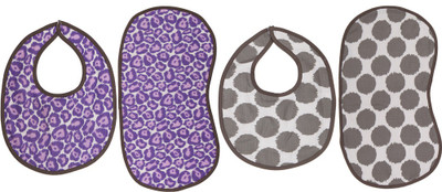 

Bacati Bibs/Burpies(Grey)