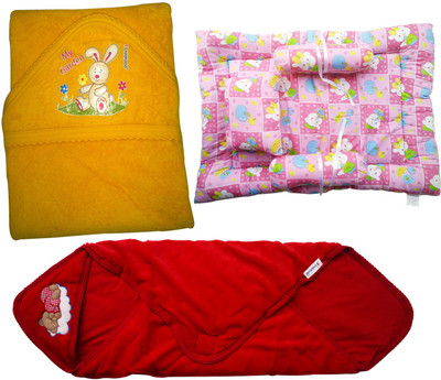 

Xchildhood baby towel,wrapingshet and bed(Multicolor)