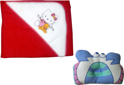 

Xchildhood New born baby blanket,baby head pillow(Multicolor)