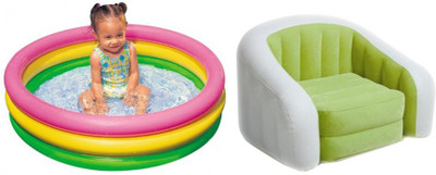 

Intex Pool and Chair(Multicolor)