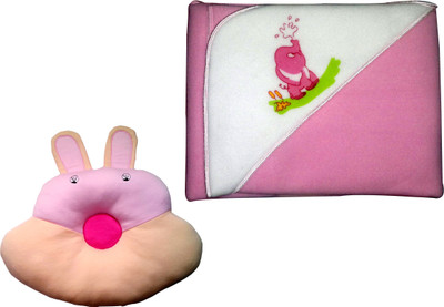 

Xchildhood New born baby blanket,baby head pillow(Multicolor)