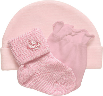 

Playette Cap Mitten & Sock Set(Pink)