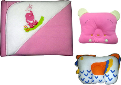 

Xchildhood New born baby blanket,baby head pillows(Multicolor)