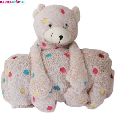 

Babies Bloom Blanket/Toy Pillow Combo(Multicolor)