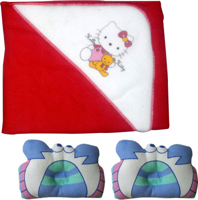 

Xchildhood New born baby blanket,baby head pillows(Multicolor)