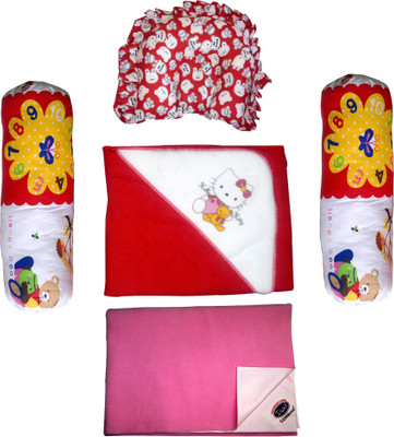 

Xchildhood Newborn Baby Care Combo Set .(Multicolor)