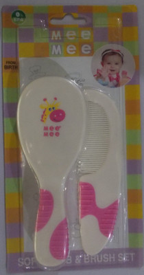 

MeeMee Soft Comb & Brush Set(Pink)