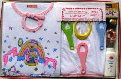 

Love Baby Baby Care Combo(Pink)