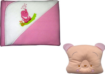 

Xchildhood New born baby blanket,baby head pillow(Multicolor)
