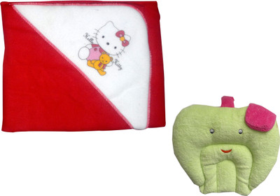 

Xchildhood New born baby blanket,baby head rai pillow(Multicolor)