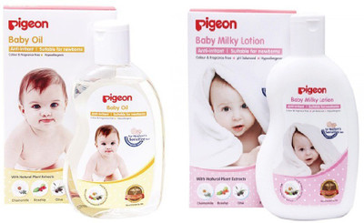 

Pigeon Baby Milky Lotion and Oil(Transparent)