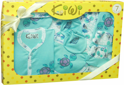 

Kiwi Blue Ocean Print Gift Set of 7 Pcs(Blue)