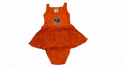 

Ceffon New Born Baby Girls Cotton Clothes(Orange)