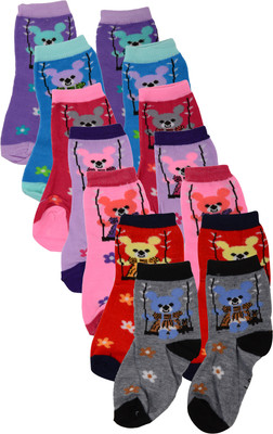 Joymart Joy Mart Unisex Cotton Socks, 7 Pairs of Socks(Multicolor)