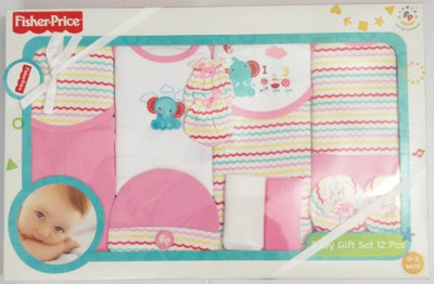 

Fisher-Price Baby Gift Set- 12pc(Pink)