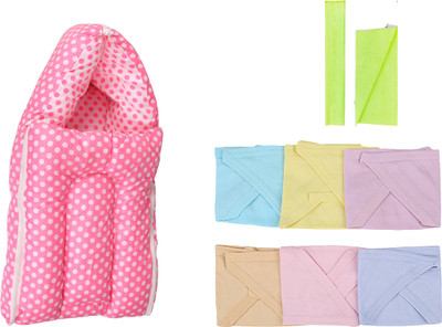 

Orange and Orchid Baby Combo(Multicolor)