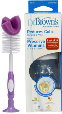 

Dr. Brown's Natural Flow Feeding Polypropylene 2 oz Combo Set(White)