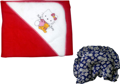 

Xchildhood New born baby blanket,baby head rai pillow(Multicolor)