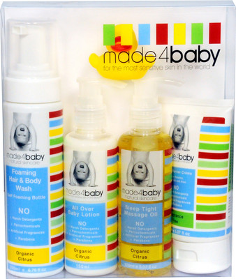

Made 4 Baby Bathing Tales - Organic Citrus Bath Pack(Transparent)