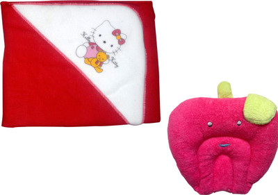

Xchildhood New born baby blanket,baby head rai pillow(Multicolor)
