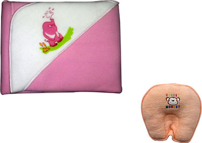 

Xchildhood New born baby blanket,baby head pillow(Multicolor)