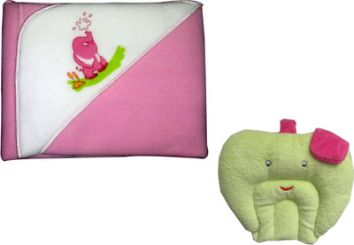

Xchildhood New born baby blanket,baby head rai pillow(Multicolor)