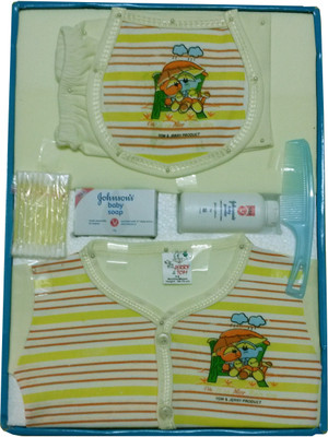 

Jerry & Tom 8 Pcs Lemon Baby Combo Gift Set(Vanila)