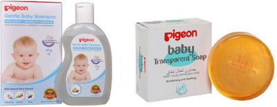

Pigeon Baby Shampoo+Soap(White, Transparent Brown)