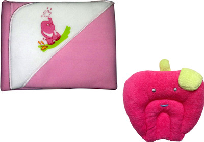 

Xchildhood New born baby blanket,baby head rai pillow(Multicolor)