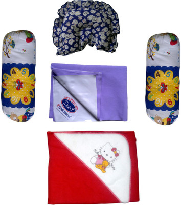 

Xchildhood Newborn Baby Care Combo Set .(Multicolor)