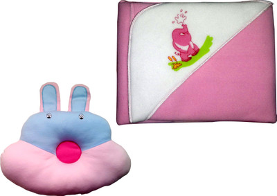 

Xchildhood New born baby blanket,baby head pillow(Multicolor)