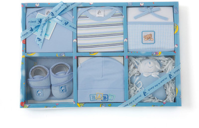 Stuff Jam Advance Baby 7 Piece Gift Set(Blue)(Blue)