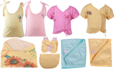 

Jo Kids Wear Baby Boys and Girls Gift Pack ( 9 Pcs )(Yellow)