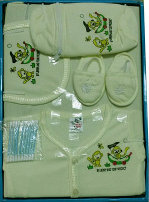 

Jerry & Tom 7 Pcs Lemon Baby Combo Gift Set(Vanila)