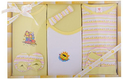

Mini Berry Baby Gift Set-8 Pcs New Born(Yellow)