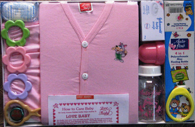 

Love Baby Baby Care Combo(Pink)