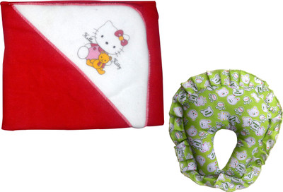 

Xchildhood New born baby blanket,baby head pillow(Multicolor)
