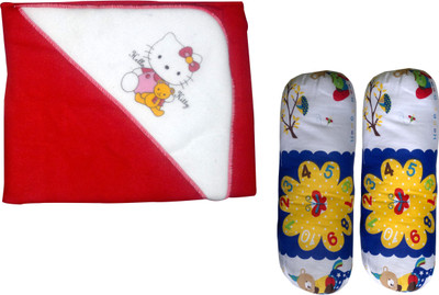 

Xchildhood New born baby blanket,baby booster pillow(Multicolor)