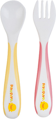 

Piyo Piyo Dual Color Training Tableware Set(Pink)
