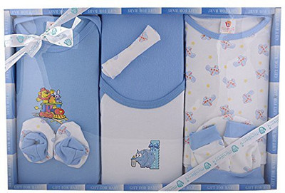 

Mini Berry Baby Gift Set-8 Pcs New Born(Blue)