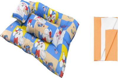 

Orange and Orchid Baby Bedding Combo(Blue)