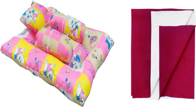 

Orange and Orchid Baby Bedding Combo(Pink)