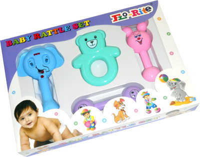 

Florite Baby Rattle Gift Set(Multicolor)