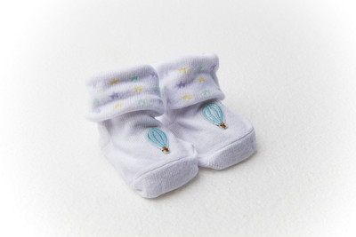 

Playette Jacquard Fine Knit Bootie Gift Box(White)