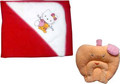 

Xchildhood New born baby blanket,baby head rai pillow(Multicolor)