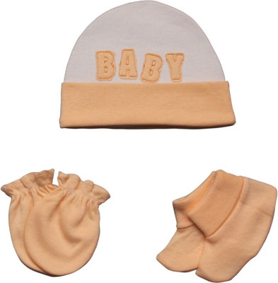 

Offspring Mitten Booty Cap Combo Set(Peach)