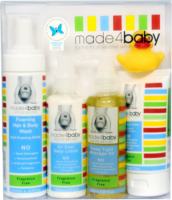 

Made 4 Baby Bathing Tales - Fragrance Free Bath Pack(Transparent)