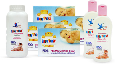 

Baby First Super Saver Bath Time Combo(Transparent and White)