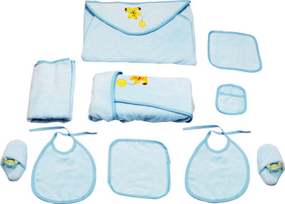 

Belle Maison Baby Bath Robe Set (9Pcs.) 18-24 Month(Pink)